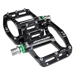 HBRT Mountain Bike Pedal HBRT Mountain Bike Pedal, Bicycle Pedals with 3 Sealed Bearings Magnesium Alloy Comfortable Lightweight Non-Slip 9 / 16 for Riding