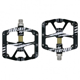 HBRT Spares HBRT Mountain Bike Pedals Cycling Sealed Bearing Aluminum 3 Bearings Light Weight Large Platform 9 / 16 for Trail Commuter All Freeride