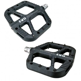HBRT Spares HBRT Wide Mountain Bicycle Pedals, Bike Pedal, Nylon Pedals Flat Downhill Pedals for BMX MTB Cruiser Cyclocross Folding Racing Touring