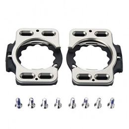 HCHD Spares HCHD 1 Pair Road Bike Cycling Accessories Lightweight Cleat Cover Anti-slip Pedal Clip Lock Plate Quick Release For SpeedPlay Zero