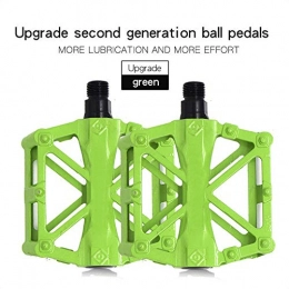 HCHD Spares HCHD Non-Slip Bicycle Pedals For Mountain Bike All Aluminum Alloy Ball Pedal For Mountain Bike Accessories Bike Pedal (Color : Green)