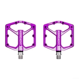 HEIBTENY Spares HEIBTENY Bicycle Pedals Aluminium Alloy Non-Slip Sealed Bearing Pedals Mountain Bike (Purple)