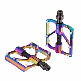 HEIMP Mountain Bike Pedal HEIMP Mountain Bike Bearing Spindle Aluminum Alloy Flat Platform for Road Bicycle Pedals