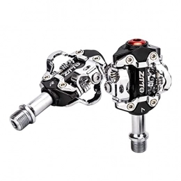 Hellery Mountain Bike Pedal Hellery Mountain Bike Clipless Pedals Lightweight Multi-Purpose Dual Platform Stable Riding Labor Saving for SPD Exercise Cycling Bicycle Parts