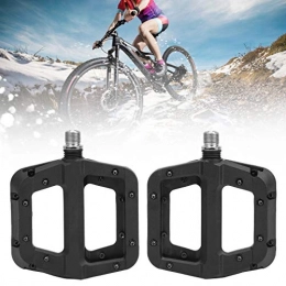HelloCreate Spares HelloCreate Nylon Fiber Bicycle Pedals Antiâ€‘Slip Mountain Bike Cycling Platform Flat Pedals