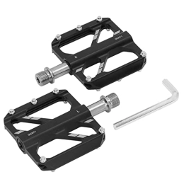 HERCHR Spares HERCHR 3 Bearings Mountain Bike Pedals Platform Bicycle Flat Alloy Pedals Bicycle Pedals Lightweight, Mountain Bike Pedals