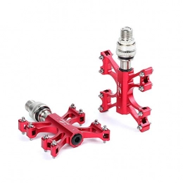 HKYMBM Mountain Bike Pedal HKYMBM Bike Pedals, Aluminum Alloy 9 / 16 Inch Road Bike Pedals with Sealed Bearing, Anti-Skid And Stable MTB Pedals for BMX / MTB, C
