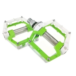 HKYMBM Spares HKYMBM Mountain Bike Pedals, 1 Bearing Anti-Slip Aluminum Alloy Body Cr-Mo Steel Shaft Cycling Pedals, F