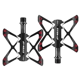HKYMBM Spares HKYMBM Mountain Bike Pedals, Aluminum Alloy with 16 Anti-Slip Pins Easy Climbing Aluminum Platform Lightweight Bicycle Pedals, e