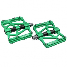 HKYMBM Spares HKYMBM Mountain Bike Pedals Bicycle Pedal, Sealed Bearing Aluminum Alloy Pedal for Road Mountain BMX MTB 9 / 16 Inch, E
