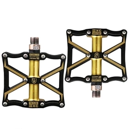 HKYMBM Spares HKYMBM Mountain Bike Pedals, Sealed Bearing Anti-Slip Aluminum Alloy Cycling Pedals Universal Bicycle, c