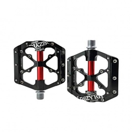 HnF 1 Pair Universal Bike Platform Pedals, Mountain Bicycle Pedals Aluminium Alloy Flat Cycling Pedals Road Bicycle Platform Pedal for Mtb and Cruiser Bike