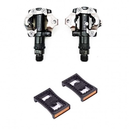 HNZZ Spares HNZZ Bike Pedal PD M520 Mountain Bike Pedals Clipless SPD Pedals MTB Bicycle Mountain Bike Parts (Color : Black With PD22)
