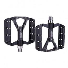 HO-TBO Mountain Bike Pedal HO-TBO Bicycle PedalAluminum Alloy Ultra-lightweight Anti-slip Durable 1 Pair Bicycle Pedals Mountain Bike Pedals Bike AccessoriesSuitable For Various Bicycles (Size:Onesize; Color:Black)