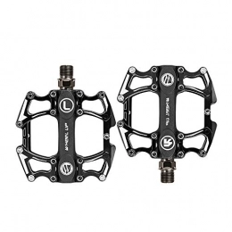 Hokyzam Mountain Bicycle Pedals JL32 Wide Platform Bike Pedals Double MTB Pedals Bike Mountain Bike Flat Pedals Cycling Pedals with Anti-slip Locking Spindle and Durable Fixed Gear