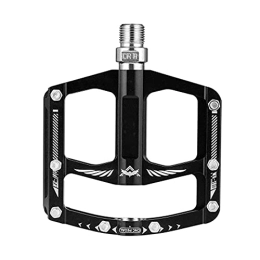 HOOBBI Spares HOOBBI Anti-skid Bike Pedal, Bicycle Pedal Mountain Bike Bearing Aluminum Alloy Bicycle Pedal Thickened, Durable Bicycle Pedal for Road / Mountain / MTB / BMX Bike (Size : One Size)