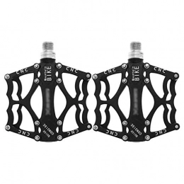 HOOBBI Spares HOOBBI Bike Pedal, Aluminum Cycling Bike Pedals, MTB Pedals, Sealed Bearing Structure, Non-Slip, Riding Equipment Accessorie (Color : Black, Size : One Size)