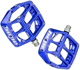 Hope Mountain Bike Pedal Hope F20 Flat MTB Pedals - Blue, 110mm x 102mm / Mountain Biking Bike Trail Off Road Pin Dirt Jump Enduro Cycling Cycle Downhill Sticky Grip Riding Ride Platform Pedal Part Component Alloy Lightweight