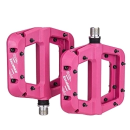 Hosuho 1 Pair Bicycle Pedals, Composite Nylon Fiber Mountain Bike Pedals, Flat Platform Bicycle Bike Parts Accessories