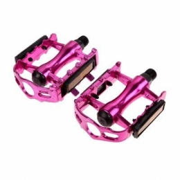 HUANGRONG Spares HUANGRONG Bicycle Cushion Mountain Bike Pedals Road Bike Parts Durable Aluminum Alloy Bicycle Foot Pedal Bike Bicycle Pedals 4 Colors Bicycle Accessories (Color : Pink)