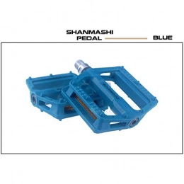 Huangwanru Spares Huangwanru Pedals Mountain Bike Pedals 1 Pair Nylon Antiskid Durable Bike Pedals Surface For Road Bike 5 Colors Durable Pedals (Color : Blue)