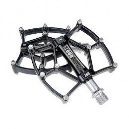 HUATINGRHPM Spares HUATINGRHPM Bike Pedals, Antiskid Mountain Bicycle Flat Pedals, Non-Slipping MTB Ultralight Aluminum Alloy Pedal, 9 / 16inch