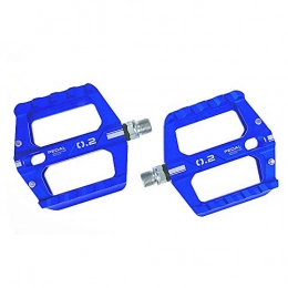 HUATINGRHPM Spares HUATINGRHPM Bike Pedals, Mountain Bicycle Pedals with Serrated Non-Slip Racing Bike Pedals Sealed Bearings Non-Slip for Universal Mountain Bike, Blue