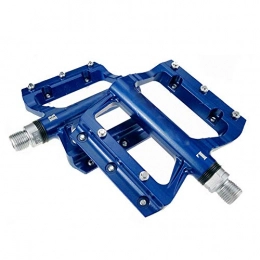 HUATINGRHPM Spares HUATINGRHPM Mountain Bike Pedals, Bicycle Pedals Aluminum Racing Bike Pedals with Sealed Bearings Slip Touring Bikes Folding Bikes - 9 / 16 Axis, Blue