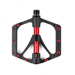 HUIGE Mountain Bike Pedal HUIGE Bicycle Pedals, Pedals Bike Mountain Bike Flat Pedals with Anti-slip Locking Spindle and Durable Fixed Gear