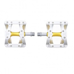 Huijunwenti Spares Huijunwenti Bike Pedals, Universal Mountain Bicycle Pedals Platform Cycling Ultra Sealed Bearing Aluminum Alloy Flat Pedals 9 / 16"- 3 Bearing Pedals The latest style, and durable