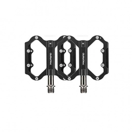 Huijunwenti Spares Huijunwenti Bike Pedals, Universal Mountain Bicycle Pedals Platform Cycling Ultra Sealed Bearing Aluminum Alloy Flat Pedals 9 / 16"-3 Bearing The latest style, and durable (Color : Black)