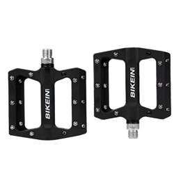 HUOGUOYIN Mountain Bike Pedal HUOGUOYIN Bicycle pedal 1 Pair Fit For Mountain Bike Pedals Bearings Anti-Skid Bicycle Flat Pedals Fit For MTB Sports Ultralight Bicycle Accessories (Color : Black Nylon Fiber)