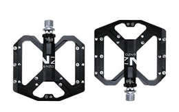 HUOGUOYIN Mountain Bike Pedal HUOGUOYIN Bicycle pedal Fit For Flat Bike Pedals Fit For MTB Road Bearings Bicycle Pedals Mountain Bike Pedals Wide Platform Pedales (Color : Black)