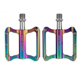HXYIYG Spares HXYIYG Bike Pedals, Road Bike Pedals 1 Pair Bicycle Pedals Ultralight Sealed Bearings Aluminium Alloy Mountain Road Bike Axle Non-Slip Flat Pedals (Color : A)