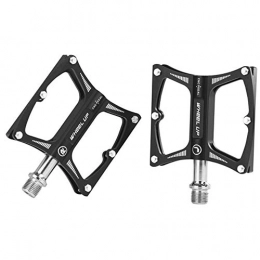 HYJSA Spares HYJSA Bicycle pedal, Machined Lightweight Aluminum Mountain Bike, Road Bike Durable Easy to Install, Unisex