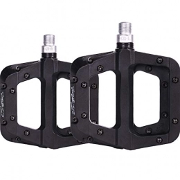 HYJSA Spares HYJSA Mountain Bike Pedals, Nylon Fiber 9 / 16 Bicycle Large Plate Pedals for Cycling Bicycle Mountain Bike / MTB Road Bike