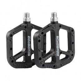 HYJSA Spares HYJSA Platform Pedals, MTB Mountain Bike Pedal Sealed Bearing Pedals Bicycle Accessories, Flat Platform Pedals Anti-Slip Durable
