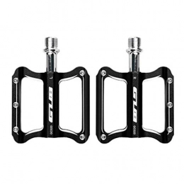 HYYSH Mountain Bike Pedal HYYSH Bicycle Pedals Aluminum Alloy Mountain Bike Pedals Bearing Universal Road Bicycle Accessories (Color : Black)