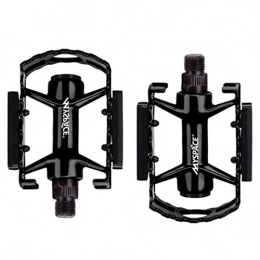 HYYSH Mountain Bike Pedal HYYSH Mountain Bike Universal Folding Bicycle Anti-slip Pedal Accessories (Color : Black)