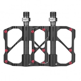 HZJ Mountain Bike Pedal HZJ Mountain Bike Pedals, Mtb Pedal Quick Release Road Bicycle Pedal Anti-Slip Ultralight Mountain Bike Pedals Carbon Fiber 3 Bearings, A