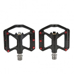 IDWT Spares IDWT Carbon Fiber 3 Bearings Pedal, Stable Antislip Mountain Bike 3 Bearings Pedal Hollow for Riding