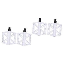 INOOMP Mountain Bike Pedal INOOMP 4 pcs Parts Mtb Flat Step Riding Aluminum Sports Bike Se for Treads Pedal Sealed Cycling Accessories Bmx Ultralight Alloy Outdoor Mountain Road Antiskid Bearing