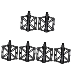 INOOMP Mountain Bike Pedal INOOMP 6 Pcs Pedals Mtb Pedals Outdoor Accessories Outdoor Gifts Bike Feet Platform Bike Flat Pedals Replace Pedal Bike Accessories Cycling Pedal Bike Pedals Leg Platform Mountain Bike
