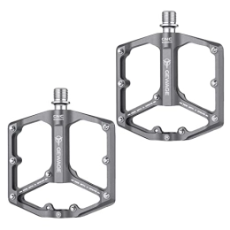 Jayehoze Non-Slip Bike Pedals, Double-Sided Screw Design Bicycle Flat Pedals, Sealed Bearing Design Mountain Bike Pedal