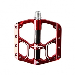 JERKKY Bicycle Pedals For Bicycle Waterproof Bike Clip MTB Riding Pedals Bicycle Riding pedal Labor-saving Nut seal and Dustproof Red