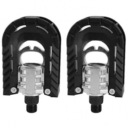 Jimfoty Spares Jimfoty Road Bike 1 Pair Bicycle Pedals, Mountain Bike Pedals, Black Aluminum Alloy for Mountain Bike for Folding Bike