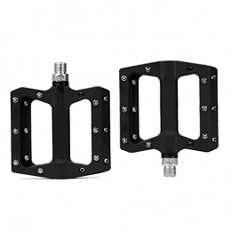 JINSP Spares JINSP Bicycle pedals, A pair of bicycle pedals mountain bike universal bearing pedal bicycle accessories road bicycle pedals. (Color : Black)