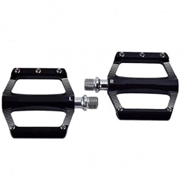 JINSP Mountain Bike Pedal JINSP Bicycle pedals, A pair of ultra-light riding accessories for mountain bikes, road bikes, non-slip flat bike pedals road bicycle pedals. (Color : Black)