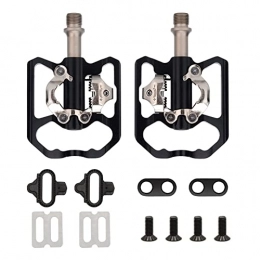 JISKGH Spares JISKGH Road Bicycle Self Locking Pedals & Cycling Lock Cleat Mountain Bike Pedal Compatible for with Spd