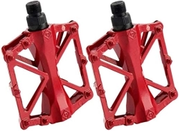 JJJ Mountain Bike Pedal JJJ Bicycle Accessories Bicycle Ball Pedal Aluminum Alloy Mountain Bike Pedal Pedal Riding Equipment Accessories (2 Pack) durable (Color : Red)